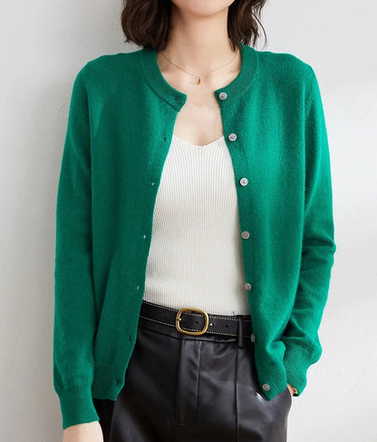 Audrey – Women's Basic Knit Cardigan