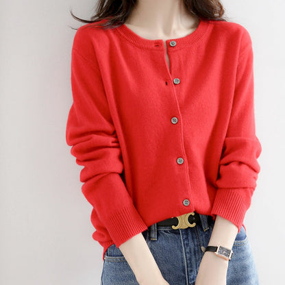 Audrey – Women's Basic Knit Cardigan