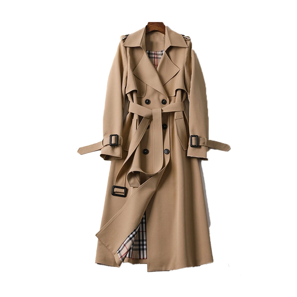 Elegant Ladies Classic Trench Coat - BritishElegance
