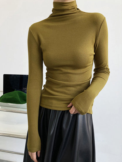 Black turtleneck | Stretch cotton | Minimalism Essential