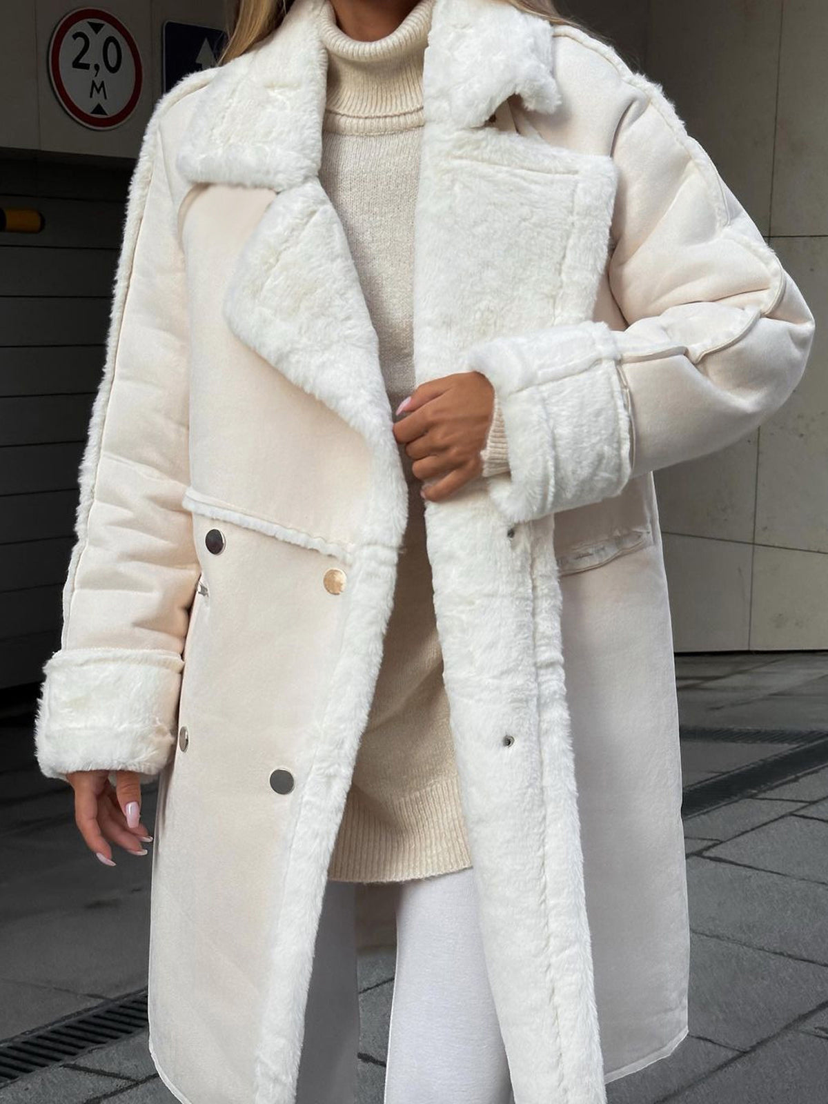 Luxurious Faux Fur Women's Parka Coat - BritishElegance