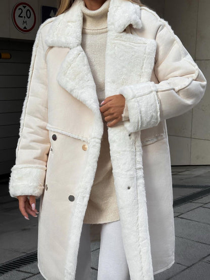 Luxurious Faux Fur Women's Parka Coat - BritishElegance