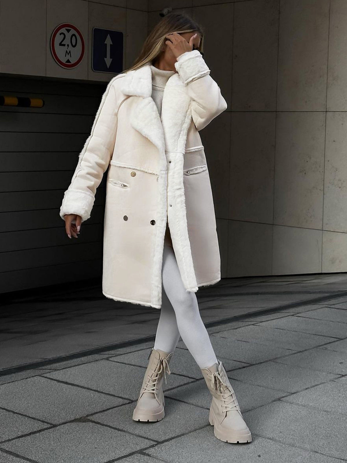 Luxurious Faux Fur Women's Parka Coat
