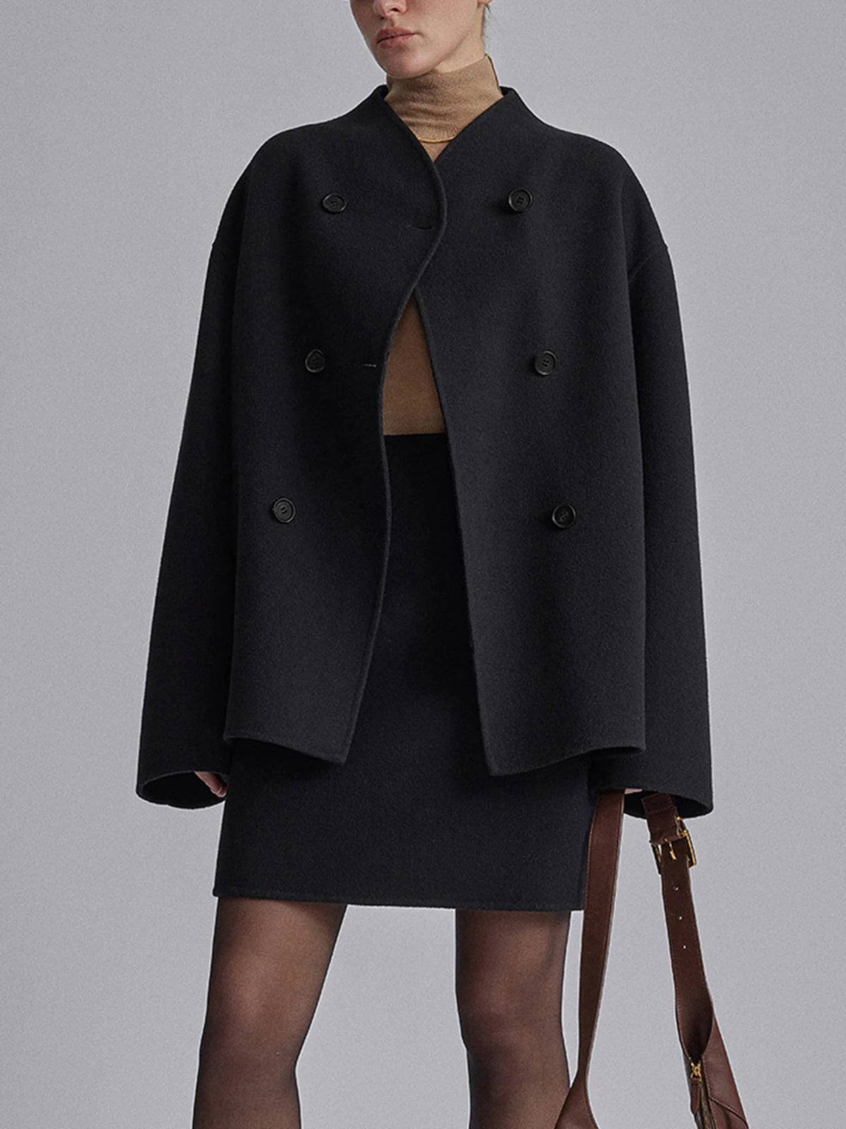 Classic Double Breasted Women's Coat