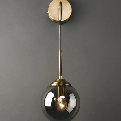 Elegant Glass Mounted Lamp