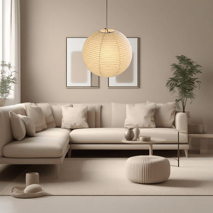 Soft French Glass Ball Pendant Lighting - BritishElegance