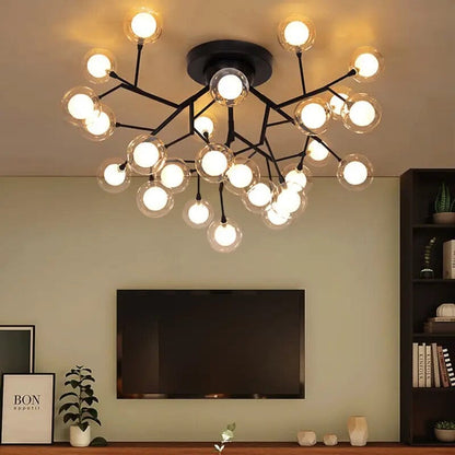 Elegant Glass Sphere Chandelier