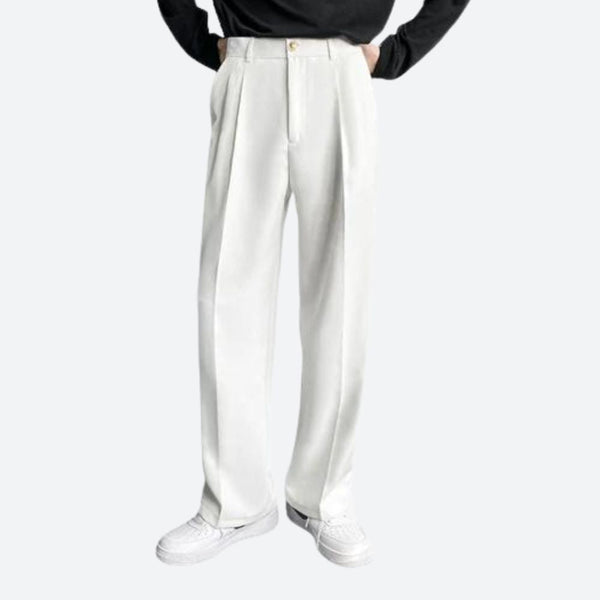 Comfortable Men's Wide Leg Relax Fit Pants - BritishElegance