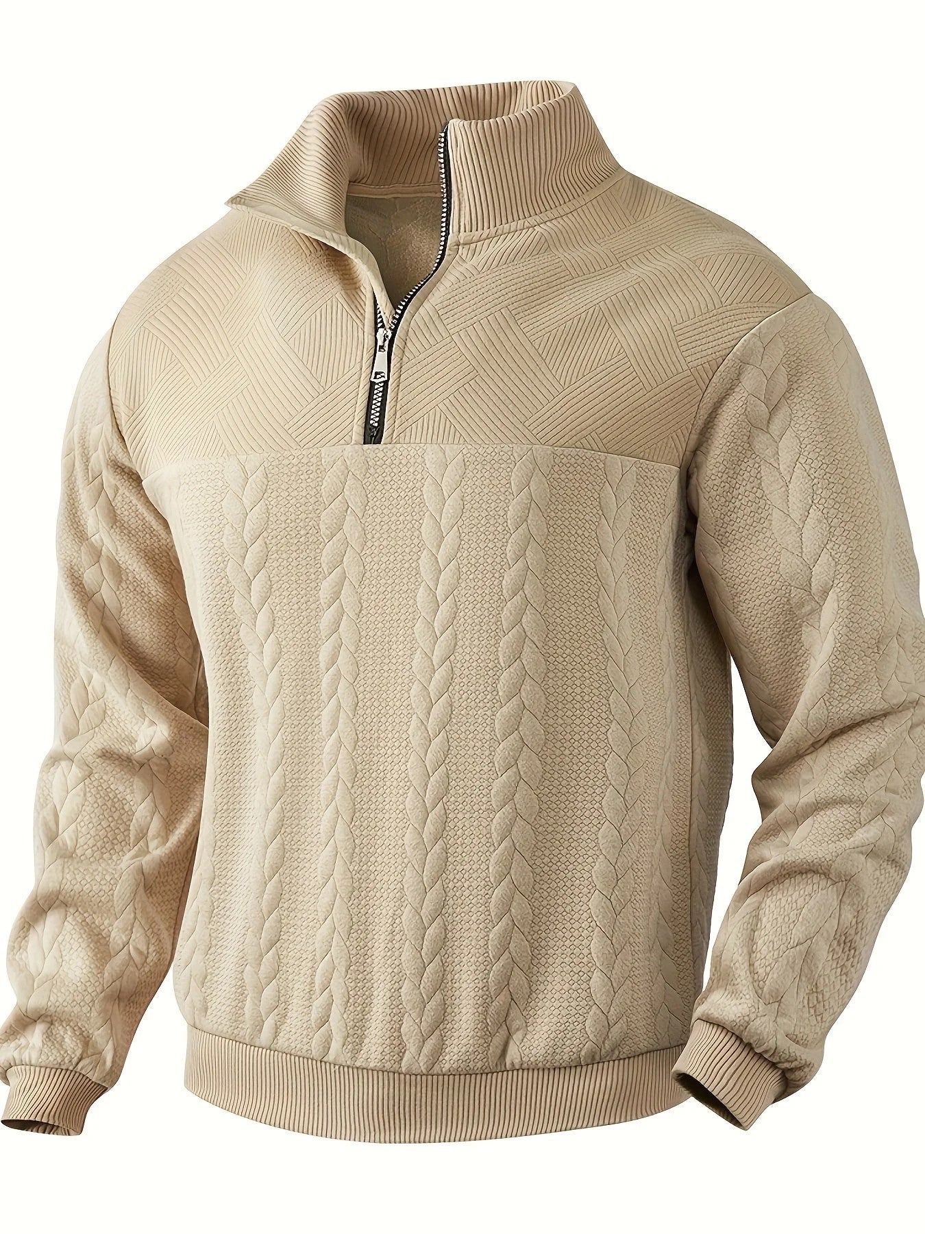Men's warm wool winter sweater