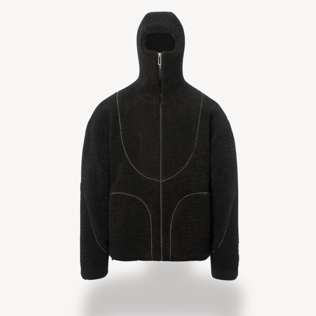 Men's Fleece Zip-Up Hoodie – Sherpa Jacket