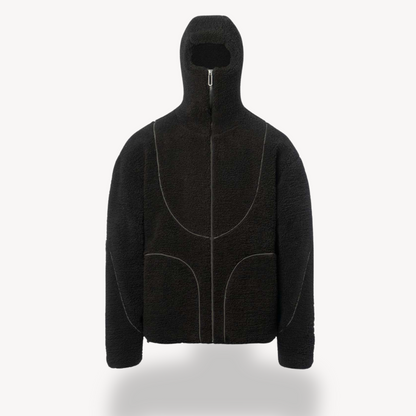 Men's Fleece Zip-Up Hoodie – Sherpa Jacket