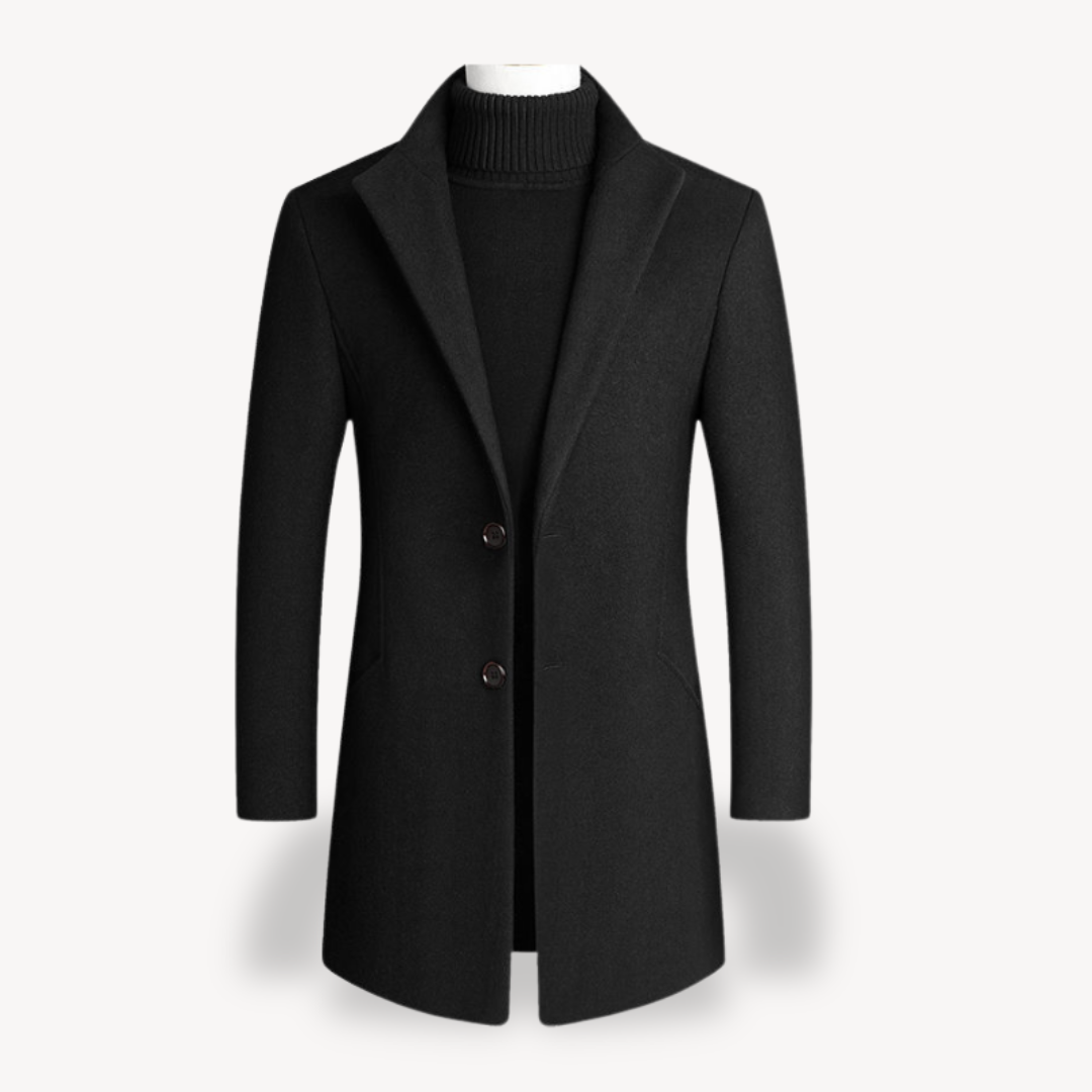 Men's Wool Blend Overcoat