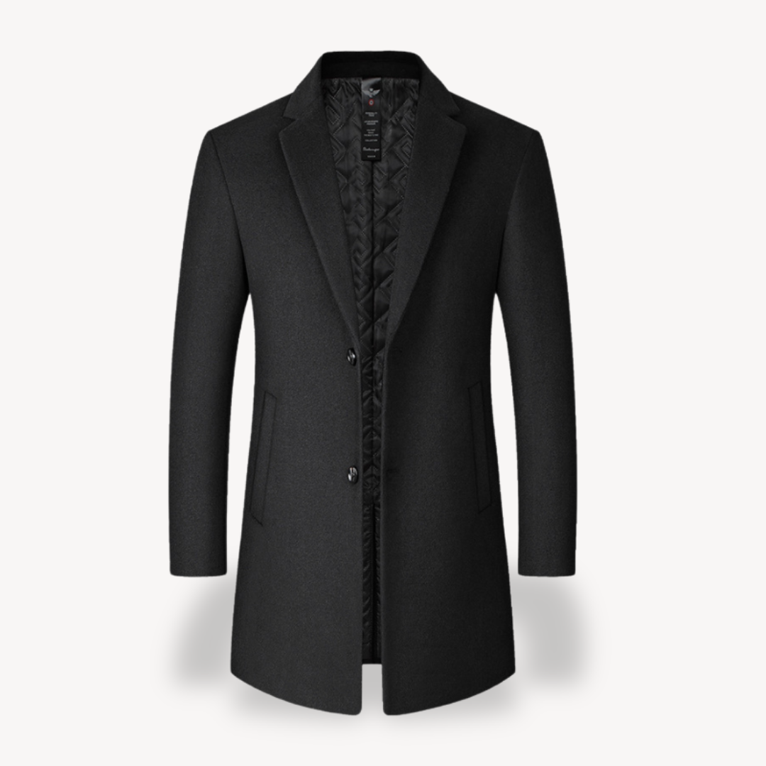 Men's Coat - Wool Blend Winter Coat