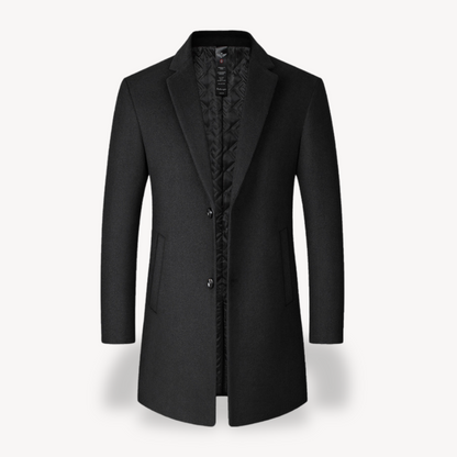 Men's Coat - Wool Blend Winter Coat