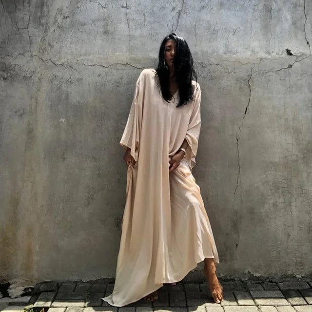 Casual Floral Maxi Sundress for Women