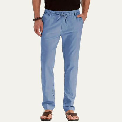 Men’s Relaxed Fit Casual Drawstring Trousers