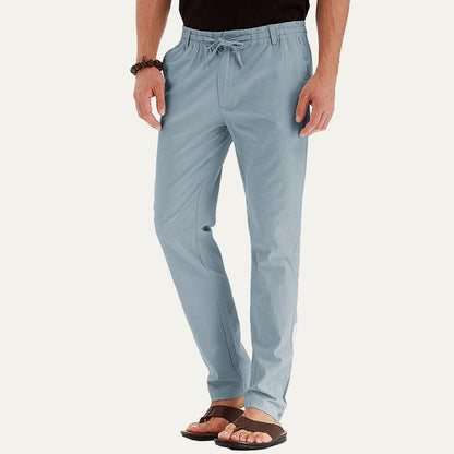 Men’s Relaxed Fit Casual Drawstring Trousers