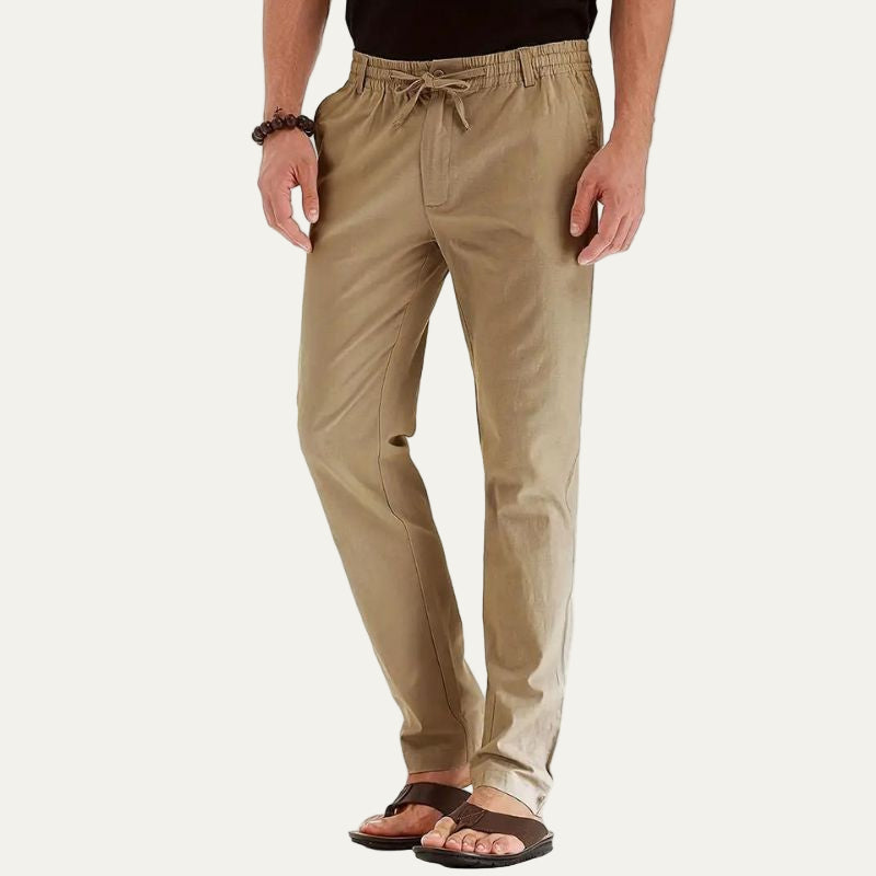 Men’s Relaxed Fit Casual Drawstring Trousers