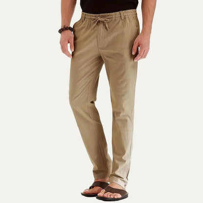 Men’s Relaxed Fit Casual Drawstring Trousers