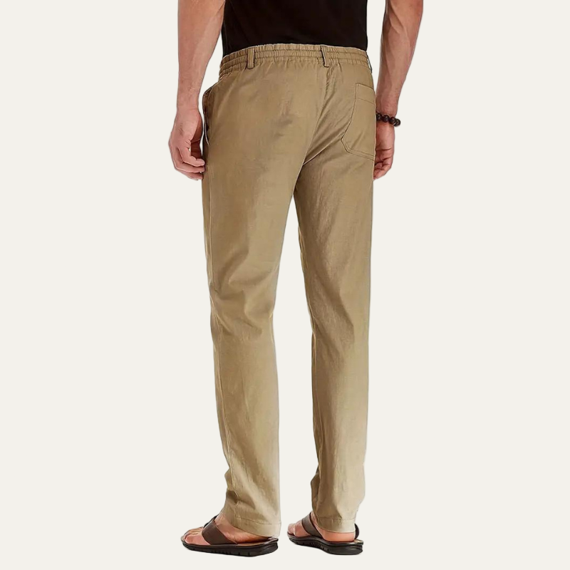 Men’s Relaxed Fit Casual Drawstring Trousers