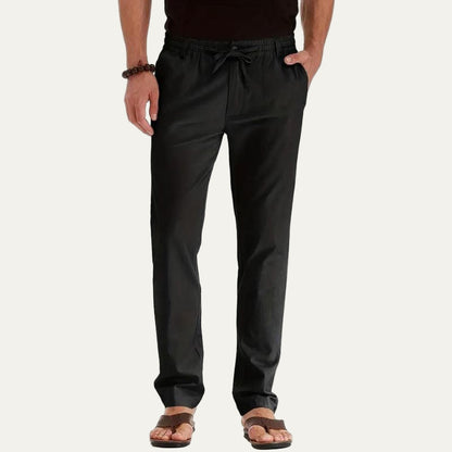 Men’s Relaxed Fit Casual Drawstring Trousers