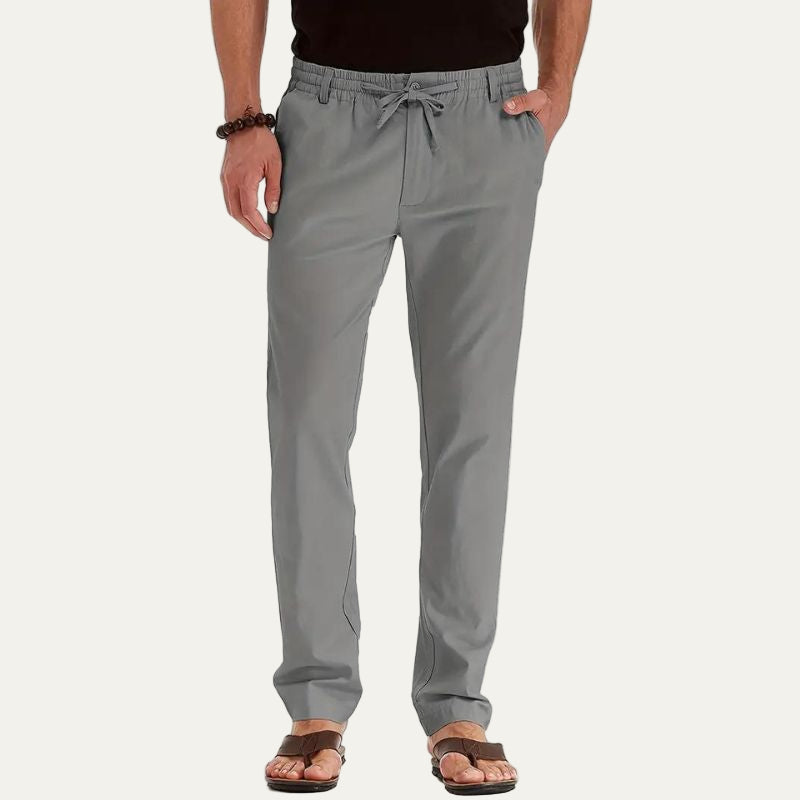 Men’s Relaxed Fit Casual Drawstring Trousers