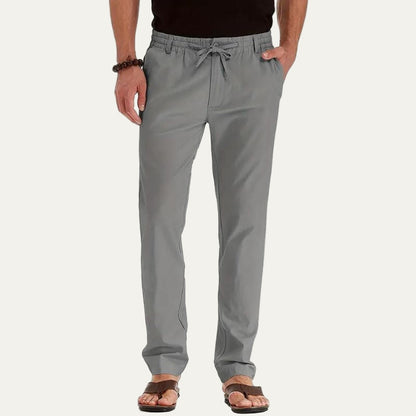 Men’s Relaxed Fit Casual Drawstring Trousers