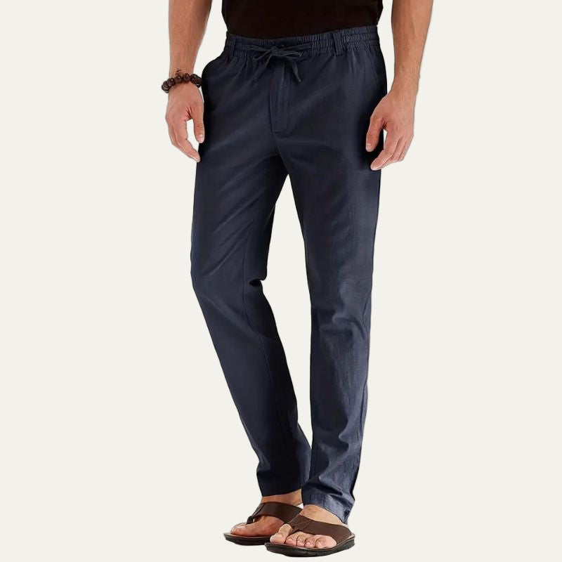 Men’s Relaxed Fit Casual Drawstring Trousers