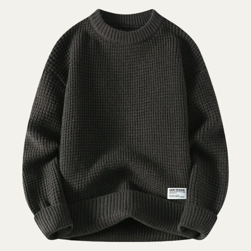 Men’s Wide Rib Relaxed Knit Sweater