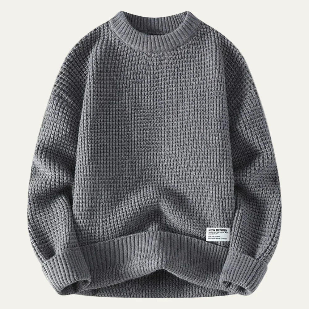 Men’s Wide Rib Relaxed Knit Sweater