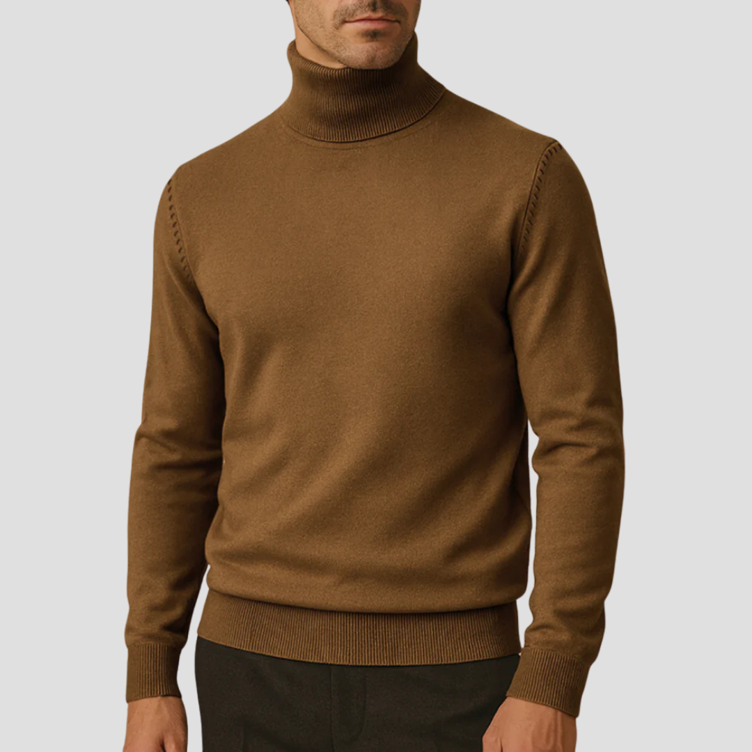 Women’s Elegant Fitted Turtleneck Sweater