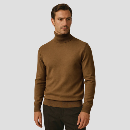 Women’s Elegant Fitted Turtleneck Sweater