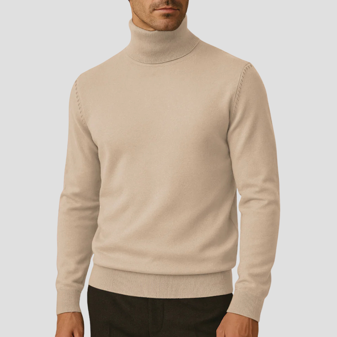 Women’s Elegant Fitted Turtleneck Sweater