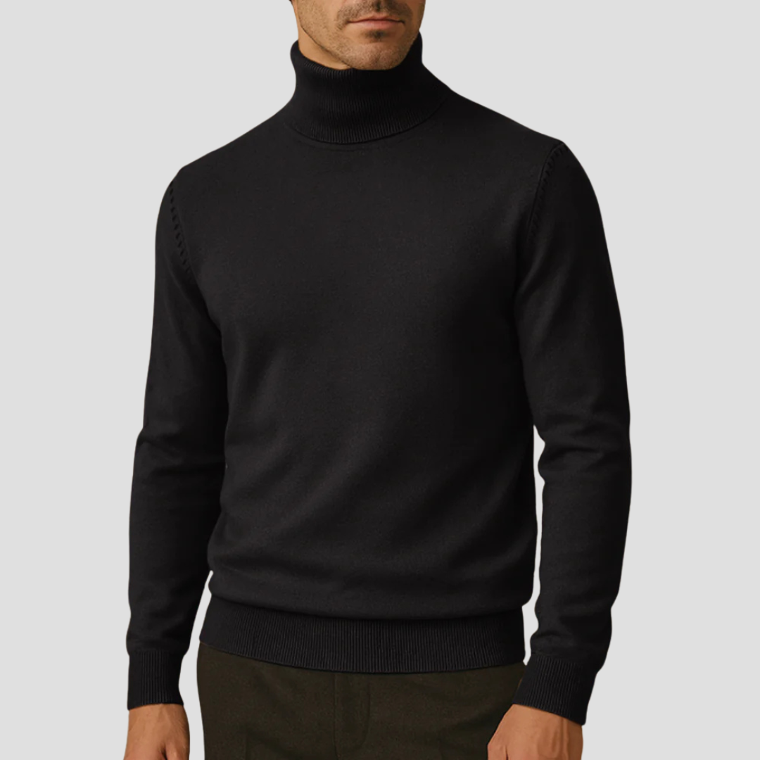 Women’s Elegant Fitted Turtleneck Sweater