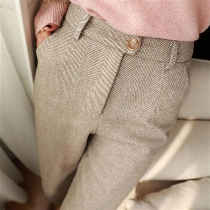 Denna | Men's Classic Textured Trousers
