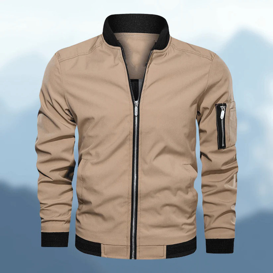 Slim Fit Black Leather Jacket