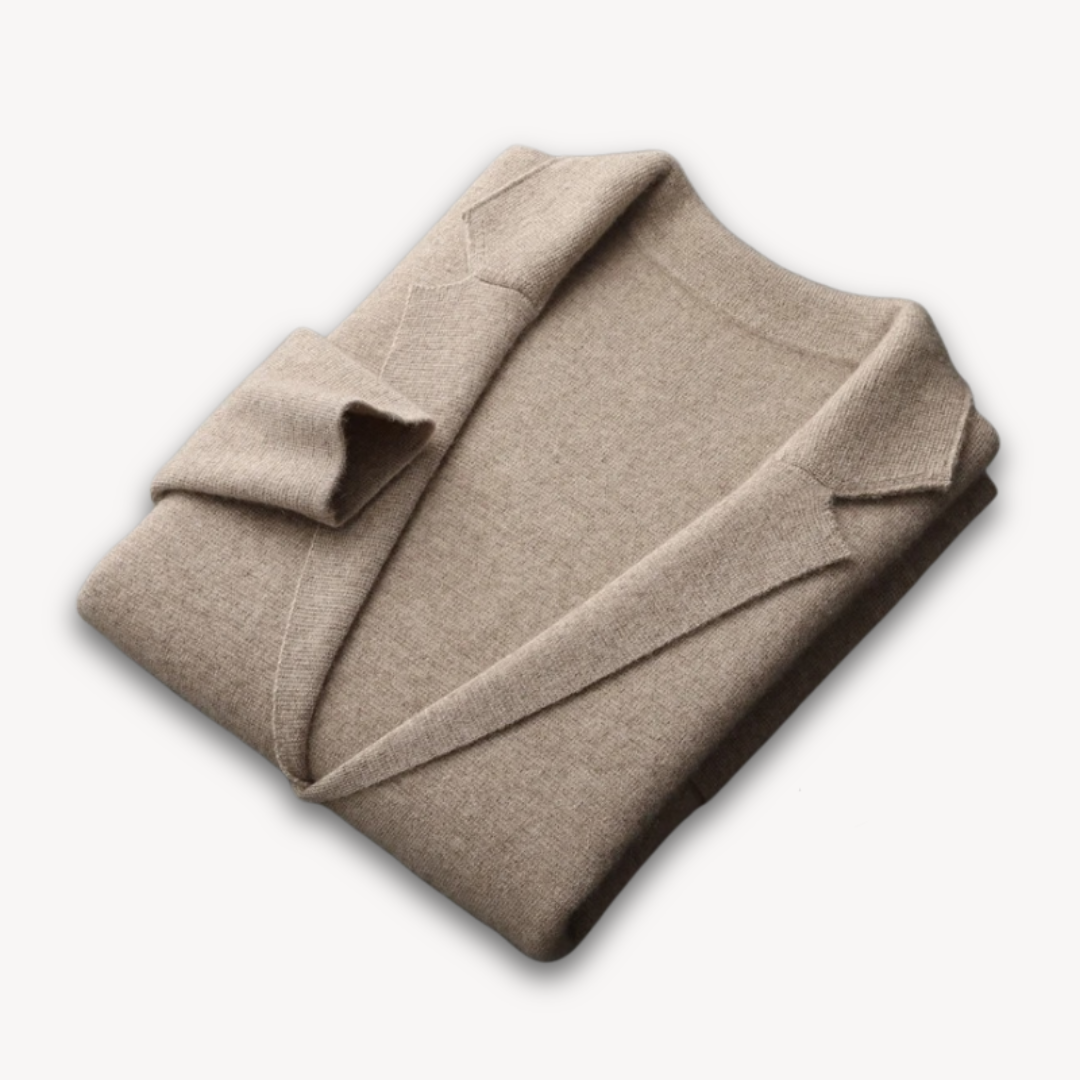 Men's Casual Cashmere Wool Blend Blazer, Lightweight, Adults