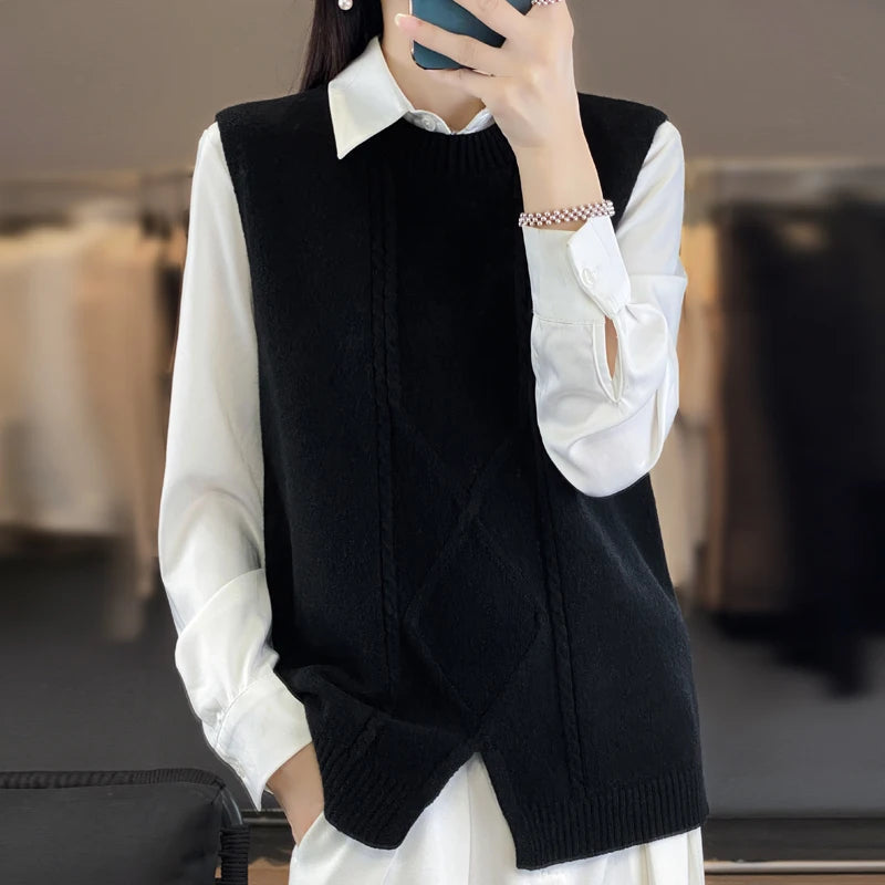 Women’s Soft Cashmere Knit Vest