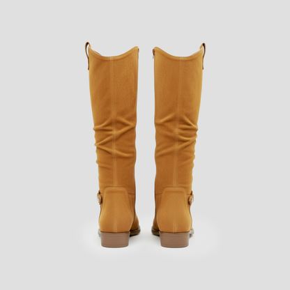 Women’s Slouchy Buckle Knee-High Boots