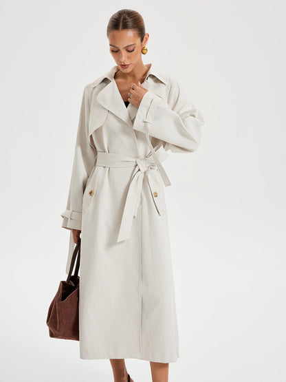 Lyanna | Belted Double-breasted Trench Coat