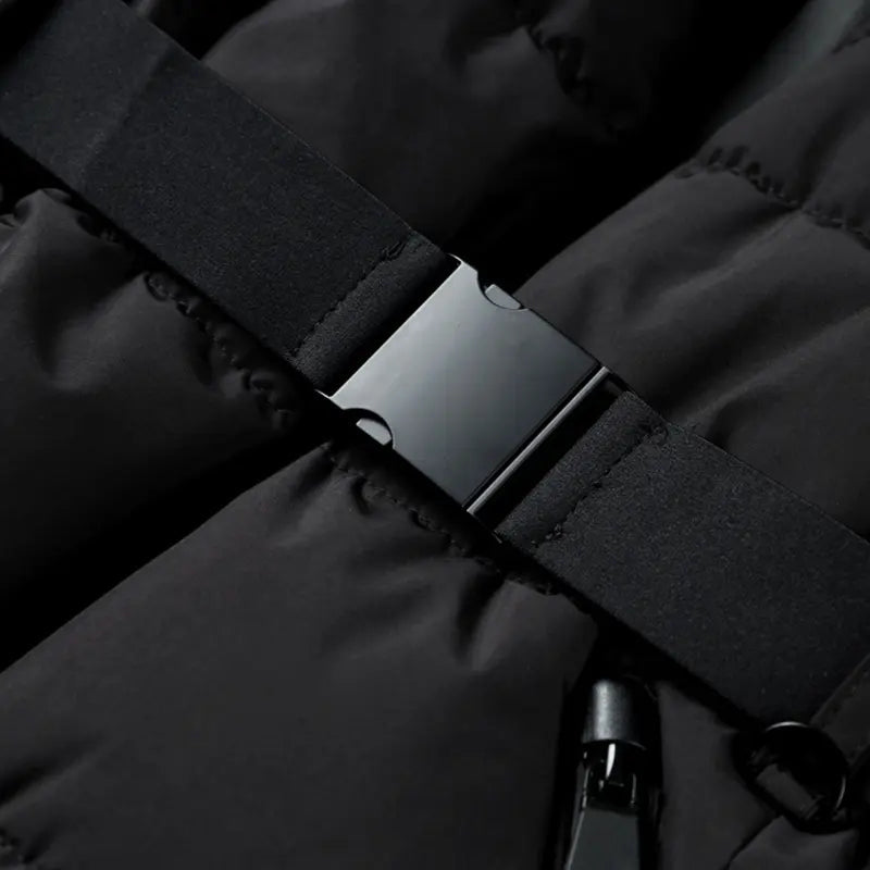 Belted Puffer Jacket for Women