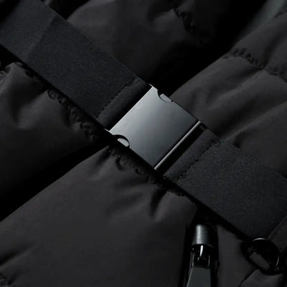 Belted Puffer Jacket for Women