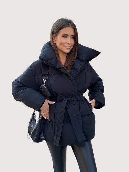 Women’s Oversized Wrap Puffer Jacket