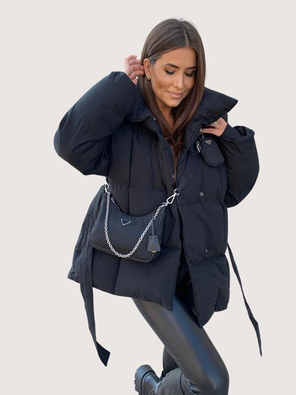 Women’s Oversized Wrap Puffer Jacket