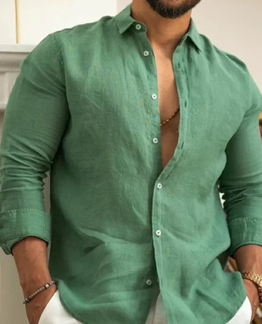 Gero Stylish Linen Shirt