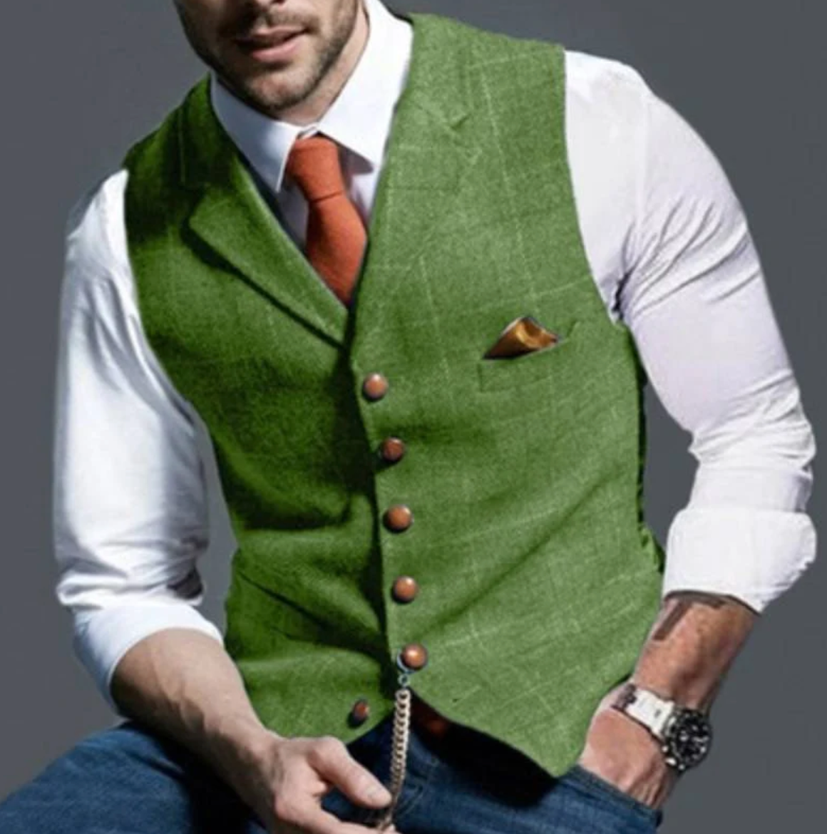 Men's Tailored Slim Fit Waistcoat