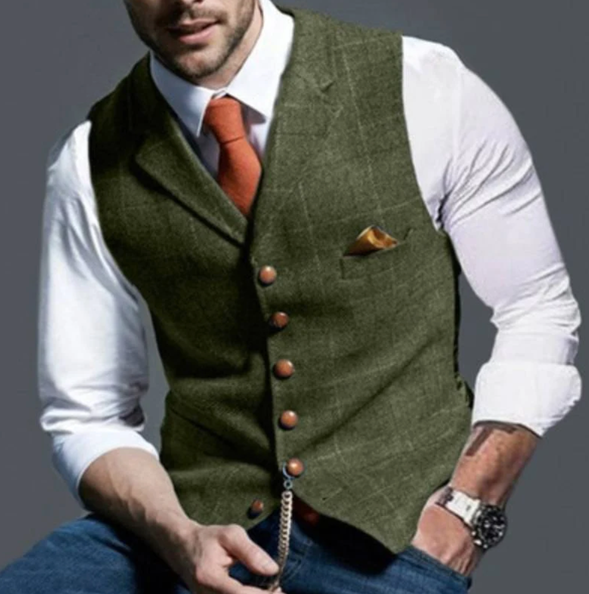 Men's Tailored Slim Fit Waistcoat