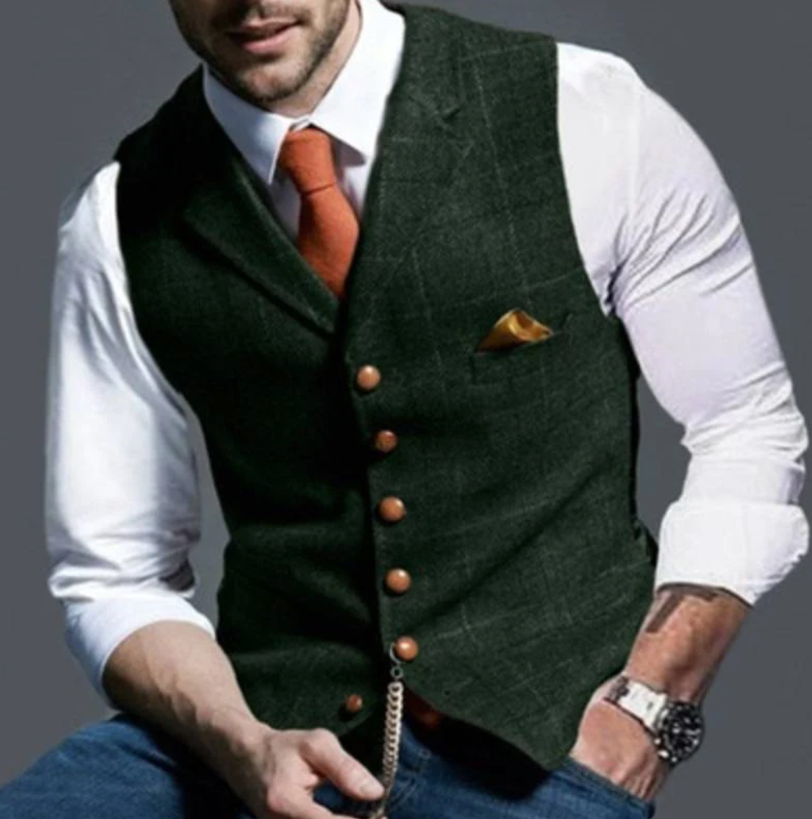 Men's Tailored Slim Fit Waistcoat