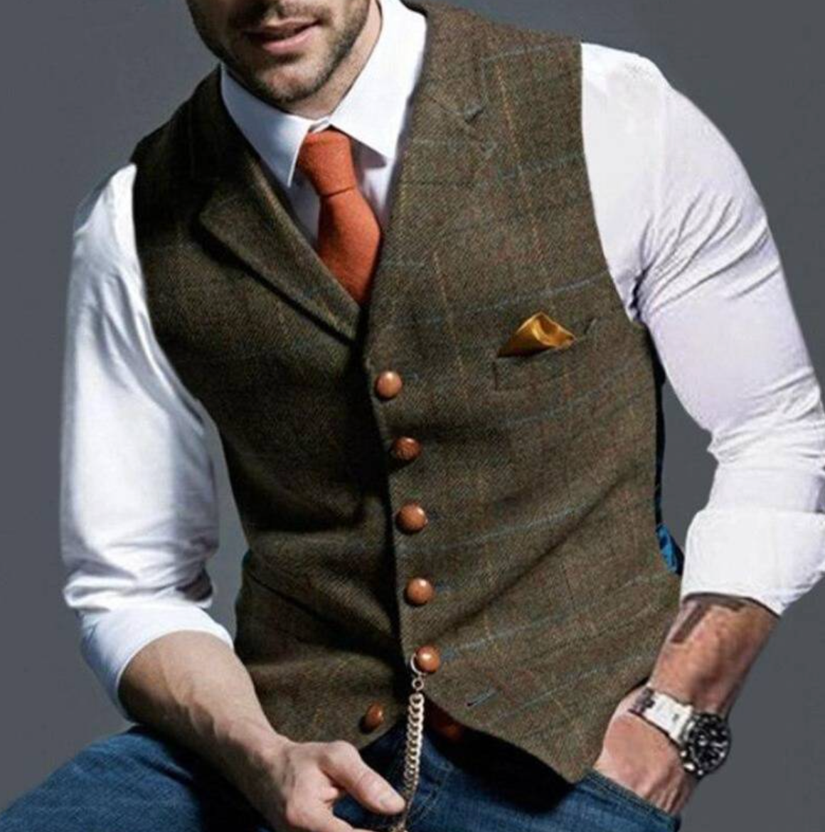 Men's Tailored Slim Fit Waistcoat