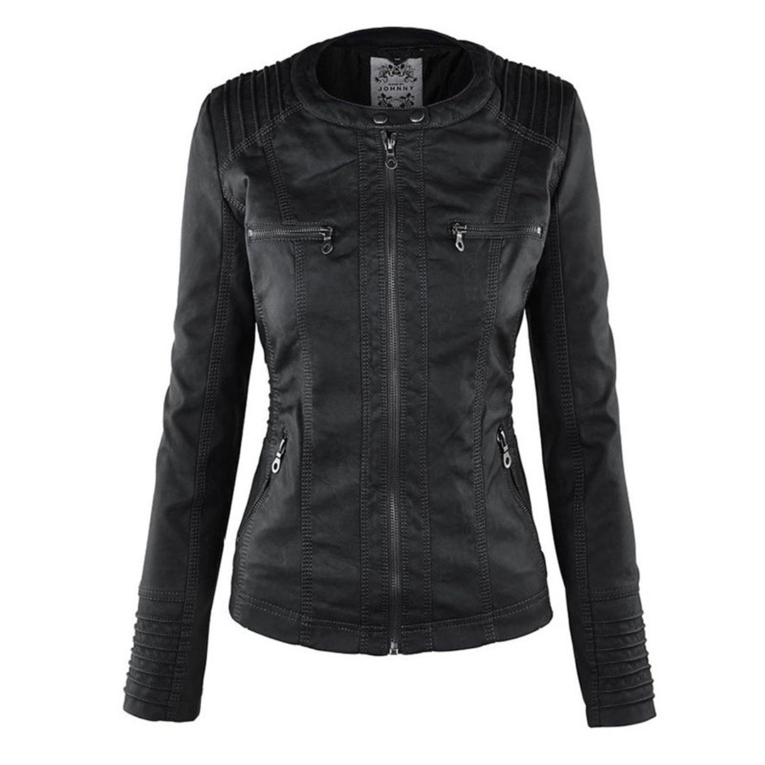 Lyric – Women’s Hooded Moto Jacket with Detachable Hood